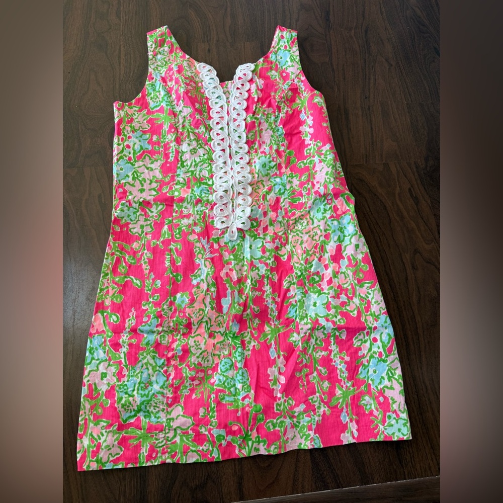 Lilly Pulitzer Pink Floral Shift Dress
